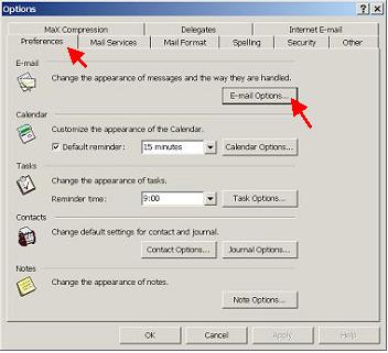 Options Window