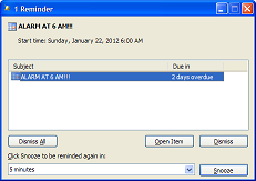 Alarm Settings Corrector for Microsoft® Outlook®