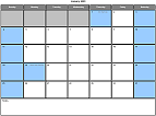 Calendar Templates 2014 with Holidays (USA / UK / Australia / Canada) for Excel