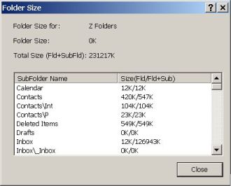 Size Dialog