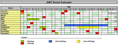 Planning Calendar (Click to Enlarge)